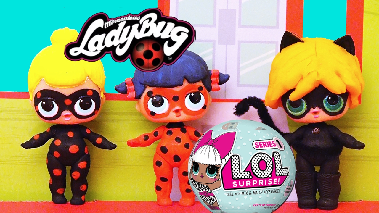 Babies Turn into Miraculous Ladybug, Cat Noir ! Toys and Dolls for Kids