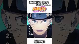Ranking the best Naruto edits (part-16) #naruto #viraledit #animeedit