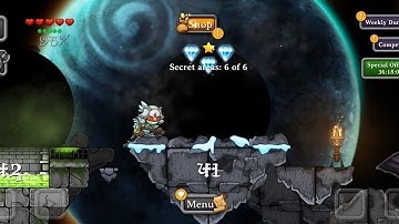 Magic Rampage Chapter  5 Dungeon 1 With yellow star ⭐ Magic Rampage Level 41  with yellow Star