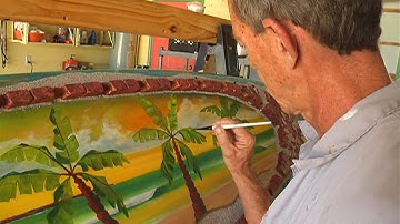 Surfboard Art (Texas Country Reporter)