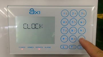 T Sense Keypad   Set Time