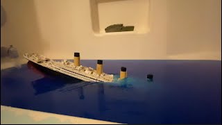 Titanic sinks in bathtub 😅