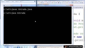 Universidade XTI - JAVA - 011 - Entrada de Dados com Scanner