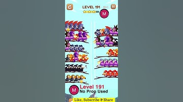 #bird #sort 2 #color #puzzle #level 191 #colour #gaming #viral #trending #shorts #solution #birdsort