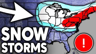 Models Show Two BIG Snowstorms...