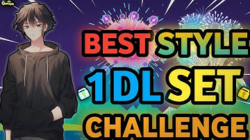 SPECIAL 1 DL BEST STYLE SET CHALLENGE (NEW SET!!) | Growtopia - Set Challenge #355