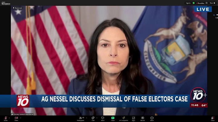 LIVE: Attorney General Dana Nessel discusses dismissal of 'false electors' case