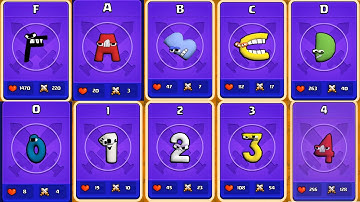 MERGE ALPHABET & NUMBER LORE Monster Fusion Merge Battle GamePlay - iOS, Android Part 1
