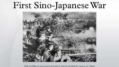 First Sino-Japanese War - DayDayNews