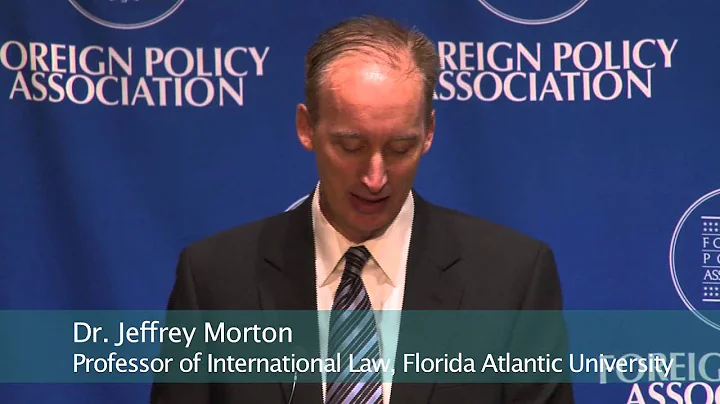 Dr. Jeffrey Morton, Professor of International Law...