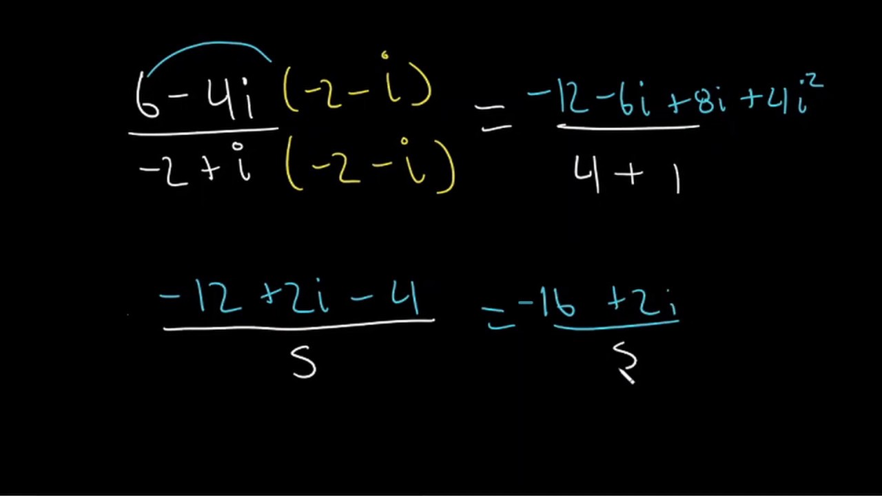 Operations with Complex Numbers - YouTube