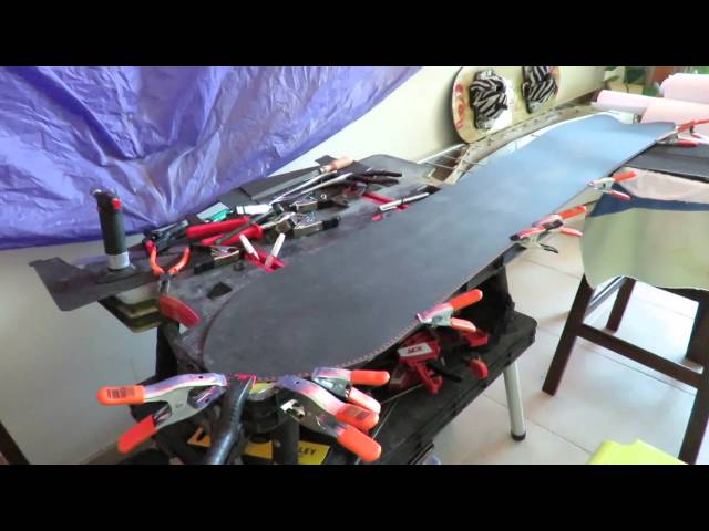 Home made snowboard JMG 60 in less than 9 minutes