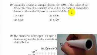Integrated Algebra, August 2009, #29