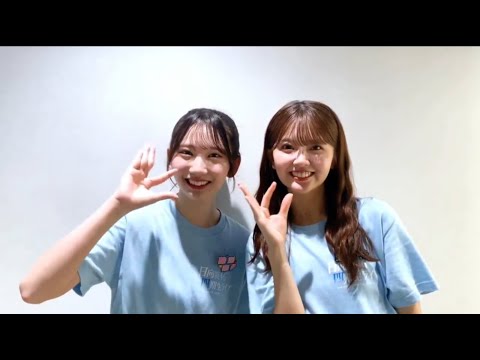 【藤嶌果歩💙山下葉留花】『 番組紹介コメント 』新・ひなパレ#14