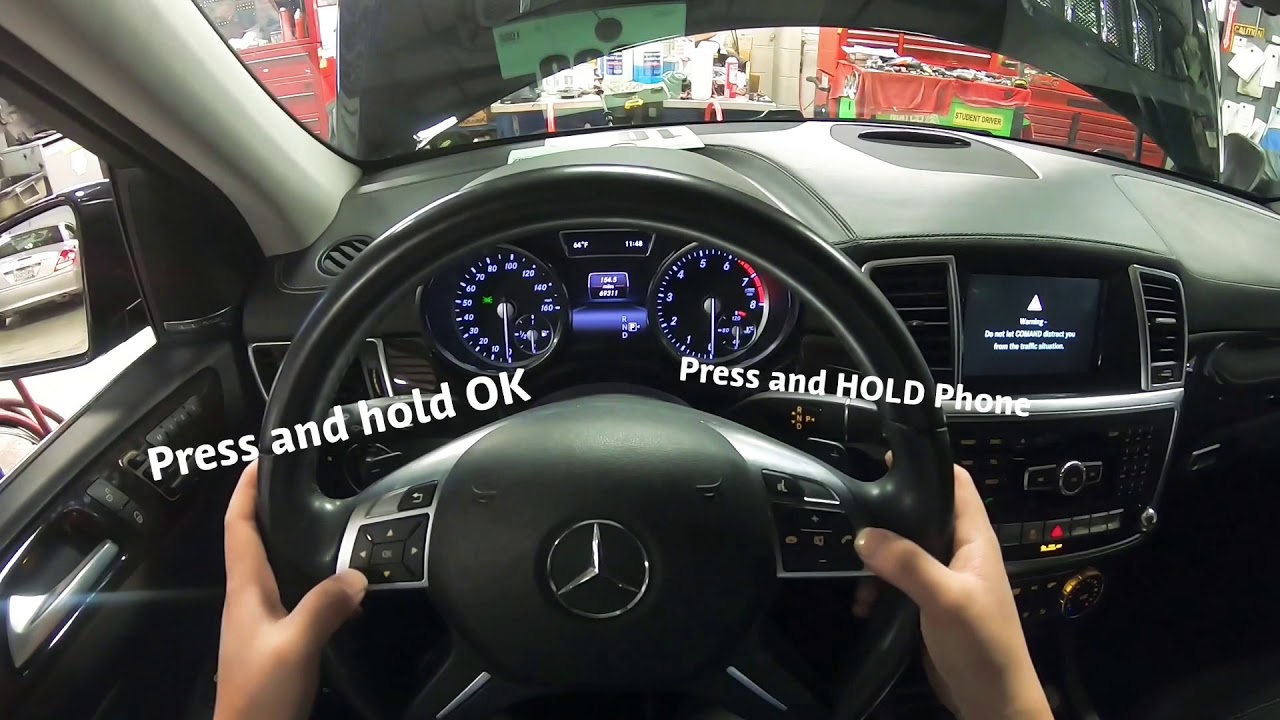 Oil Life Reset Mercedes GL450/550 YouTube