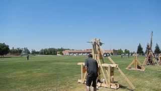 Floating Arm Trebuchet 250ft shot w/ basketball