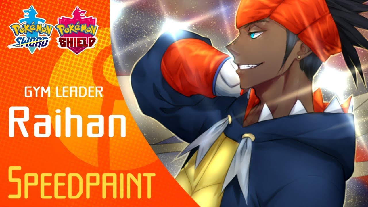 Raihan Pokemon Sword And Shield Speedpaint