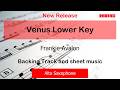 Venus Lower Key : Frankie Avalon : Alto Sax Playalong Backing Track