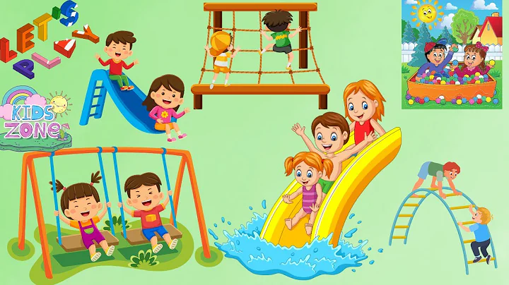 Kids vocabulary - Playground - Learn English for kids - English educational video