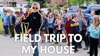 FIELD TRIP To MY HOUSE To Meet MY BIRDS! 🦜🚌