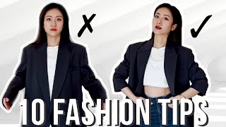 【10 Fashion Tips】10个不花钱就迅速变时髦的小技巧BEST STYLING TIPS EVERY GIRL SHOULD KNOW 2020