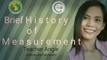 History of Measurement