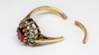 Gold Ruby Ring Restoration/Repair (6)