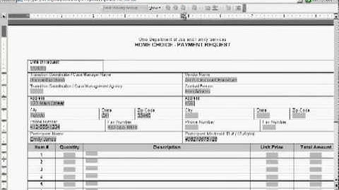 JEVS Ohio Home Choice Payment Request Form Training Video