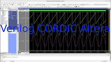 FPGA 16 - Intel Altera Verilog CORDIC Sine/Cosine generator