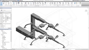 Revit 2017 Tutorials: Beginner-MEP Modeling 5: Inserting HVAC Components Second Floor
