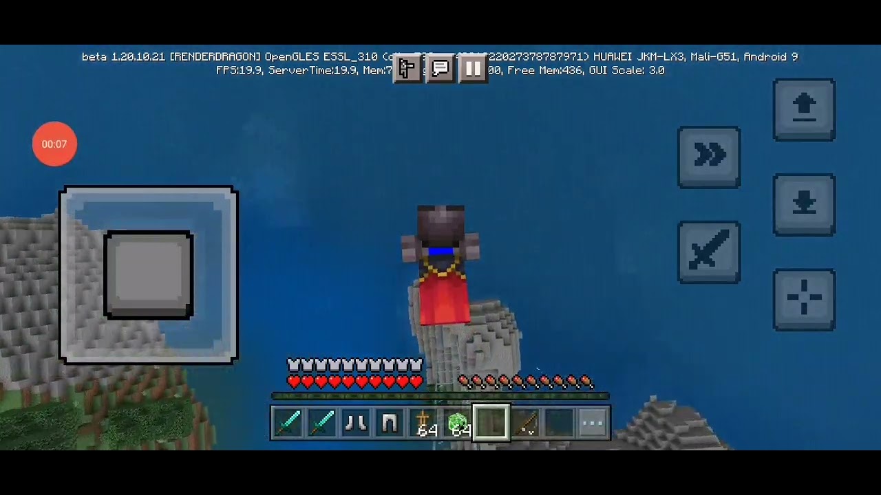 cuando ago whater dorck en minecraft