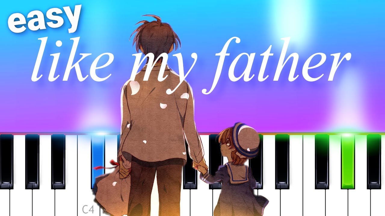 Jax - Like My Father  | EASY PIANO TUTORIAL