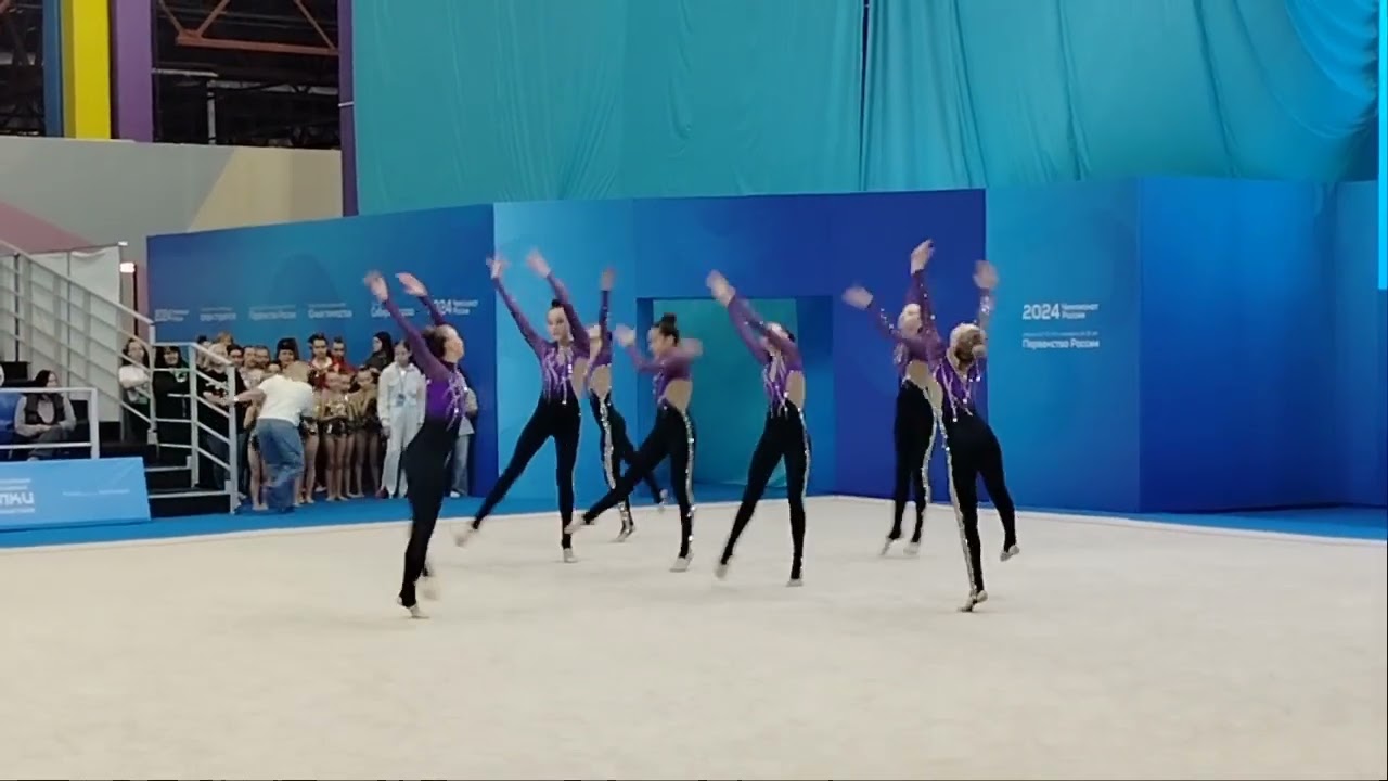 Команда Визаж Чемпионат и Первенство России по эстетической гимнастике Турнир Сибирская Роза