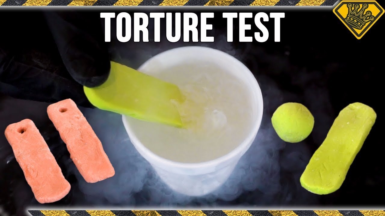 Proto-Putty in Liquid Nitrogen & Other Crazy Tests!