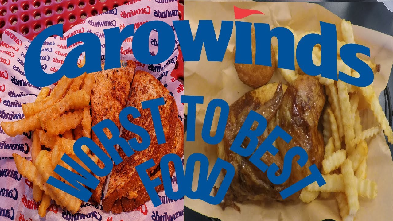 CAROWINDS FOOD RANKED WORST to BEST YouTube