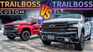 HEAD TO HEAD! Chevrolet Silverado TrailBoss Custom vs. TrailBoss 2LT!