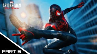 MARVEL SPIDER-MAN MILES MORALES WALKTHROUGH GAMEPLAY PART - 5 TRAIN PUZZLE (PS5) 4K 60FPS