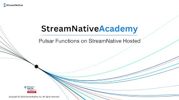 Pulsar Functions on StreamNative Hosted