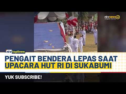 [LIVE] Bikin Tegang! Pengait Bendera Lepas di Tengah Upacara HUT ke-81 RI | NTV TOPLINES