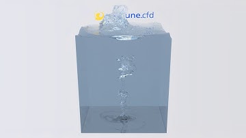neptune_cfd simulation of Air/Water experiment