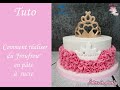 Faire des froufrous en pâte à sucre – Tuto Cake Design