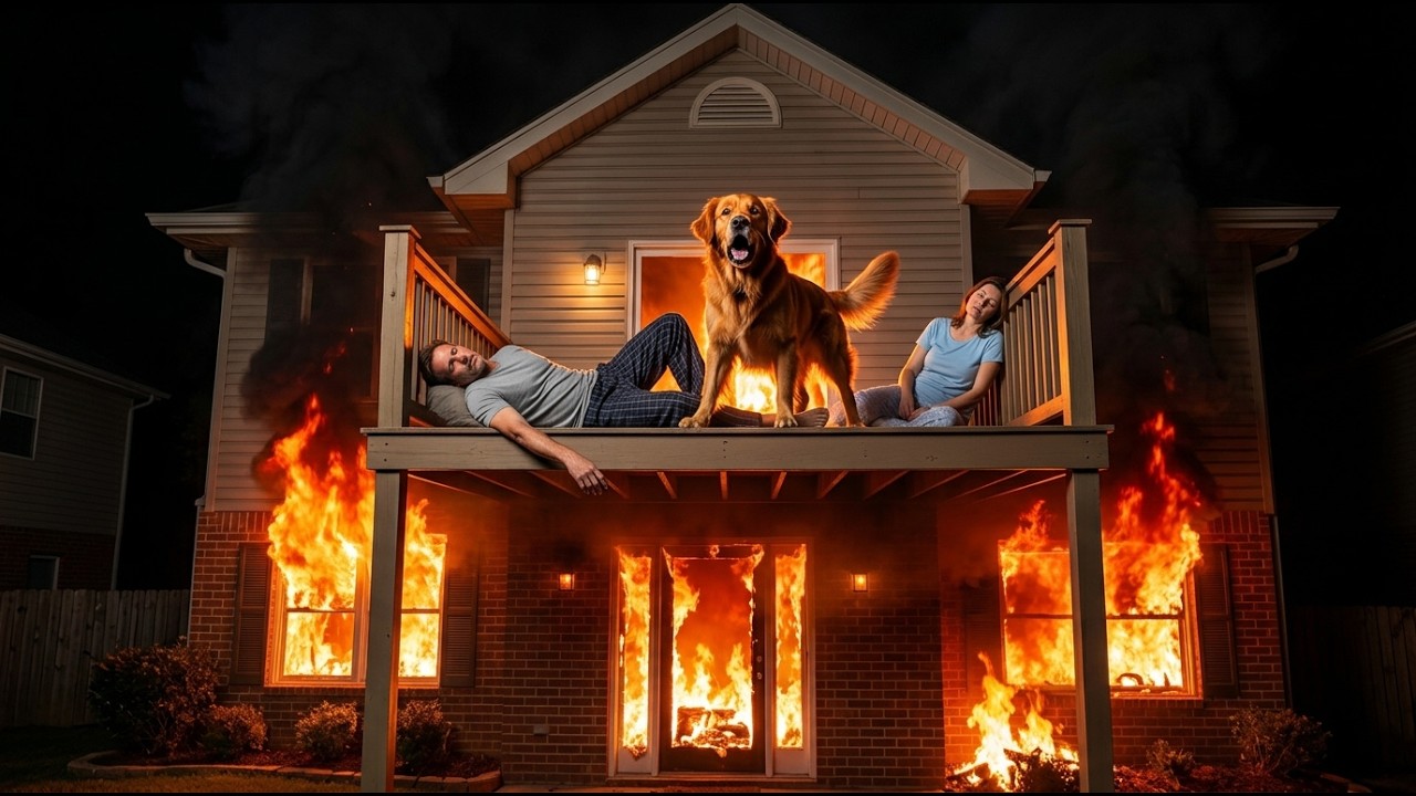 This Dog Risked His Life to Save His Family From the Fire — And Almost Didn't Make It