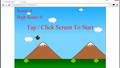 Simple Floppy Robin Cocos2d Javascript Lite #9 Tube Logic