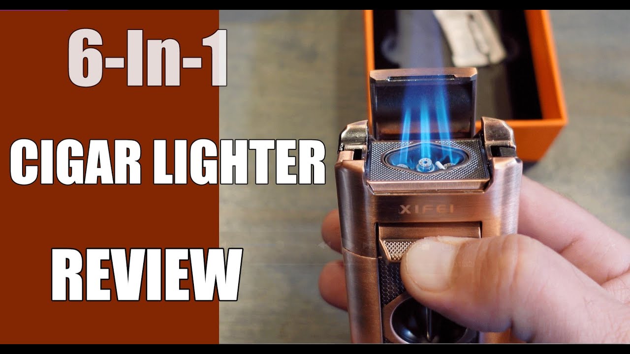 Обзор зажигалки для сигар 6-в-1 | 6 незаменимых встроенных инструментов для сигар!