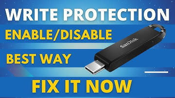 How to set write-protection for usb pen drive in computer