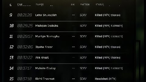 Bug Report Glitch Video NO SCAVS on Woods Escape from Tarkov PMC Raid on Woods MPX