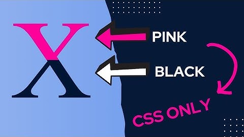 Two colors In One Text Using CSS Only 😱 | CSS Tricks | Learn HTML5 CSS and JavaScript | Web Design