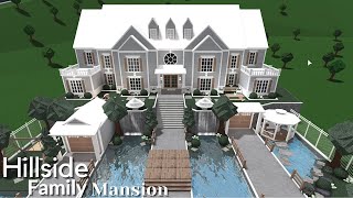 BLOXBURG| Hillside Family Mansion| House Build