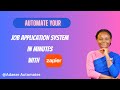 How to Automate Job Application System using Zapier