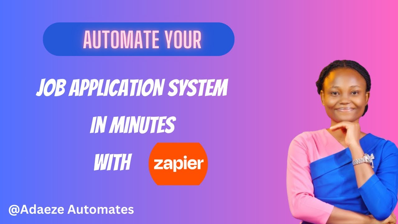 How to Automate Job Application System using Zapier - YouTube